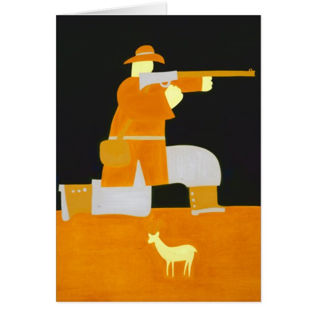 Cartão O caçador 1998 (Frente)