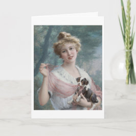 Cartão O Cachorrinho Travesso (1915) Emile Vernon Card