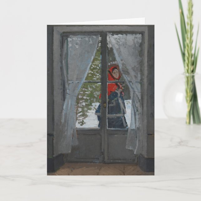 Cartão O Caco Vermelho | Claude Monet (Frente)