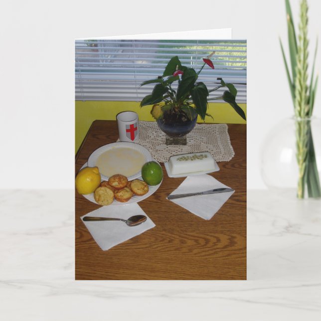 Cartão "O Café da Manhã de um Artista" para Melhor (Frente)