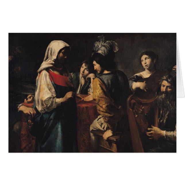 Cartão O caixa de fortuna (Frente Horizontal)