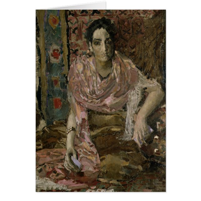 Cartão O caixa de fortuna, 1895 (Frente)