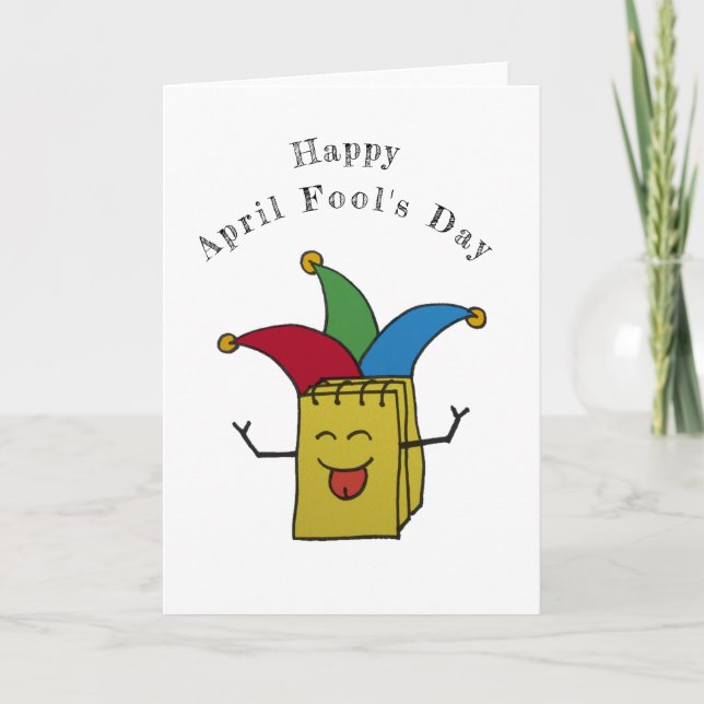 Cartão O calendário do enganado (Frente)