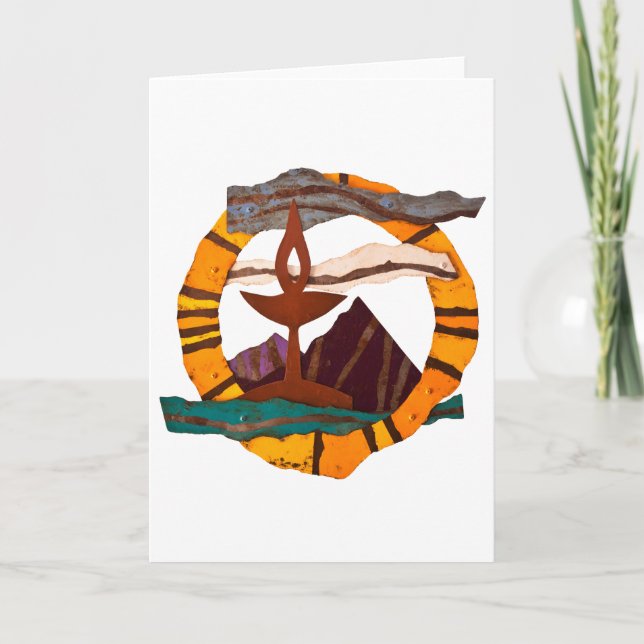 Cartão O cálice dos EUA, universitário unitário, UU, o cá (Frente)