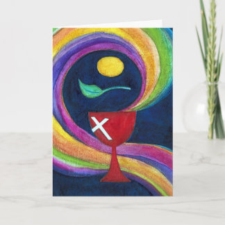 Cartão O cálice por Stephanie Joyce