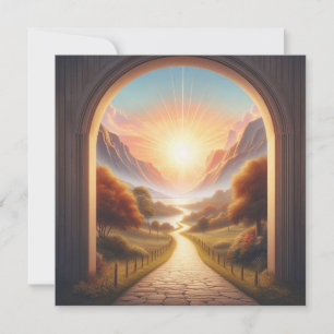 Cartão O caminho certo (Proverbs 4:18 ESV)