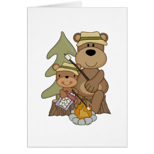 Cartão O camiseta e os presentes da fogueira