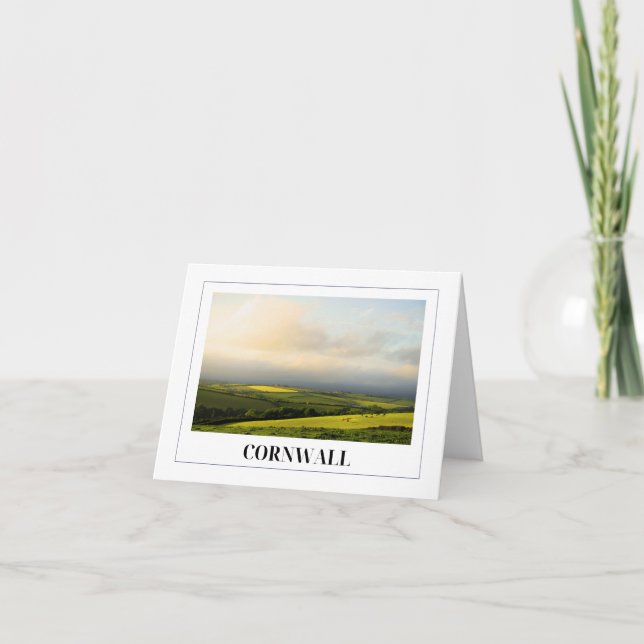 Cartão O Campo da Cornualha (Frente)