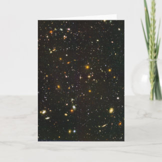Cartão O campo ultra profundo de Hubble