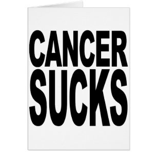 Cartão O cancer suga