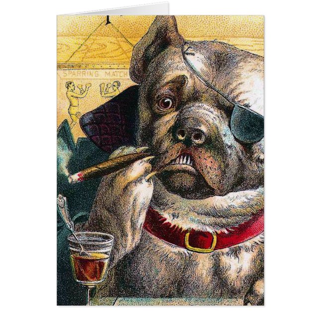 Cartão O cão do leão-de-chácara (Frente)