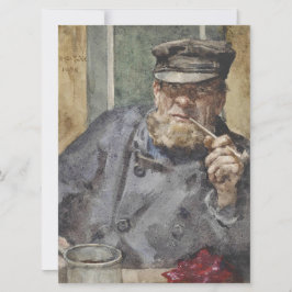 Cartão O Cão do Mar Antigo (por Henry Scott Tuke)