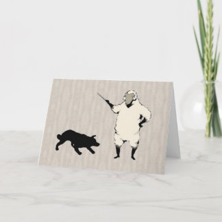 Cartão O cão Herder~A border collie Notecard