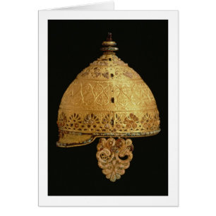 Cartão O capacete celta encontrou em Agris, Charante, 4o