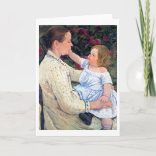 Cartão O Carinho da Criança, Mary Cassatt