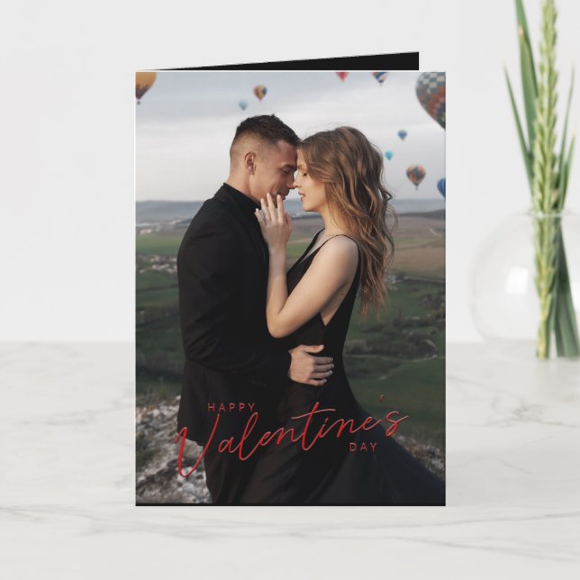 Cartão O Casal moderno ama Namorados de fotos (Frente)