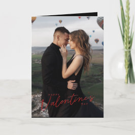 Cartão O Casal moderno ama Namorados de fotos