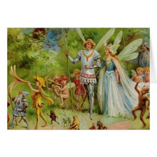 Cartão O Casamento da Thumbelina