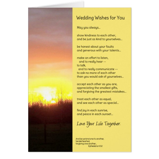 Cartão O Casamento Deseja Você (Frente)