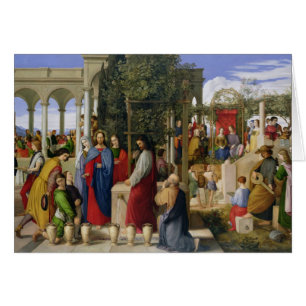 Cartão O casamento em Cana, 1819