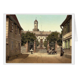 Cartão O castelo, Homburg (isto é, der mau H&o do vor do