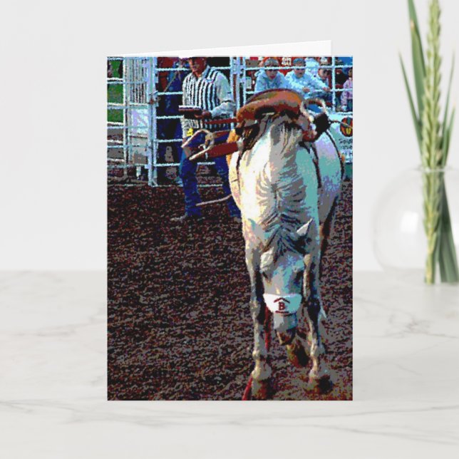 Cartão O Cavalo Ganhou Esta Ronda (Frente)