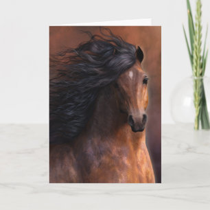 Cartão O cavalo Notecard de Morgan