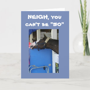 CARTÃO O CAVALO VAI * WHISPER* QUE VOCÊ ESTÁ RODANDO **50