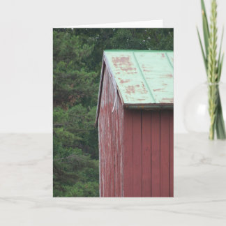 Cartão O celeiro de Margie