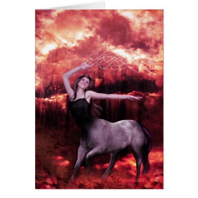 Cartão O centauro (Frente)