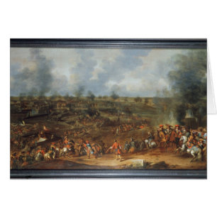 Cartão O cerco de Namur, 1692, século XVIII