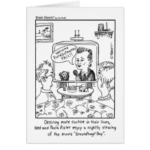 Cartão O cérebro Shorts "o dia dos porcos à terra" por