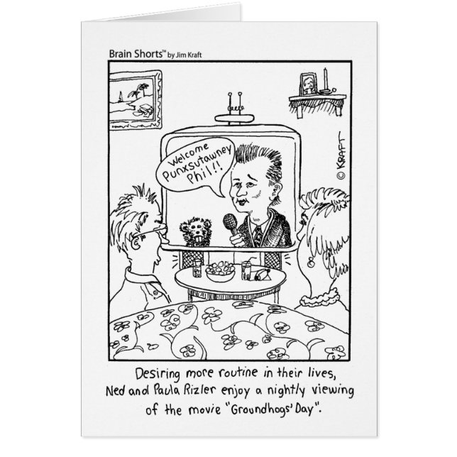 Cartão O cérebro Shorts "o dia dos porcos à terra" por (Frente)