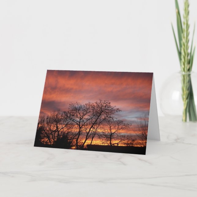 Cartão O céu grande (Frente)