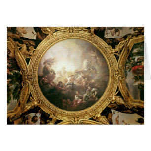 Cartão O Chariot de Apollo, pintura do teto