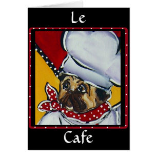 Cartão O Chef Pug