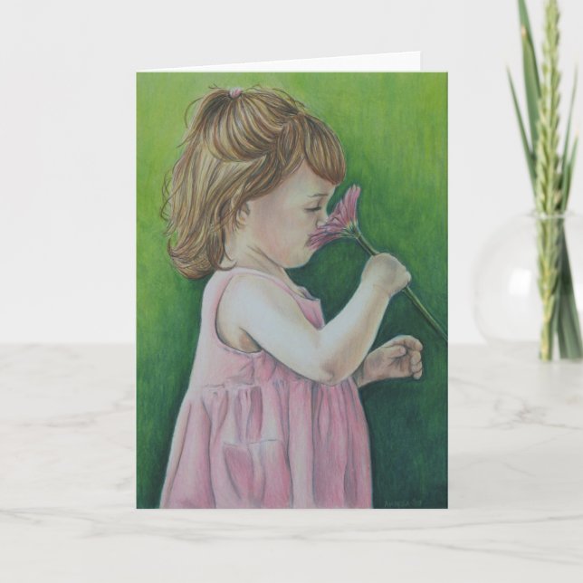 Cartão O Cheiro da Primavera (Frente)