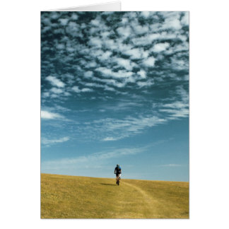 Cartão O ciclista