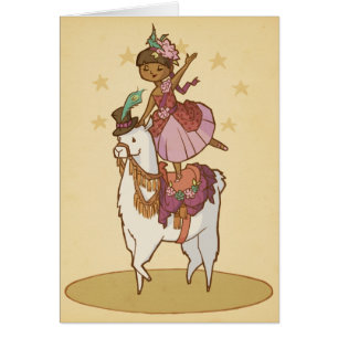 Cartão O circo do lama