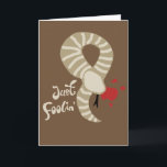 Cartão O cobra de Hognose ocidental engraçado obtem o<br><div class="desc">Envie um engraçado obtêm o cumprimento bom a alguém que o deu que um bom susto recentemente com este obtem o cartão bom que caracteriza uma ilustração do estilo dos desenhos animados de um cobra de Hognose ocidental que joga o morto e a mensagem apenas Foolin na parte dianteira. Você...</div>