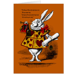 Cartão O Coelho Branco