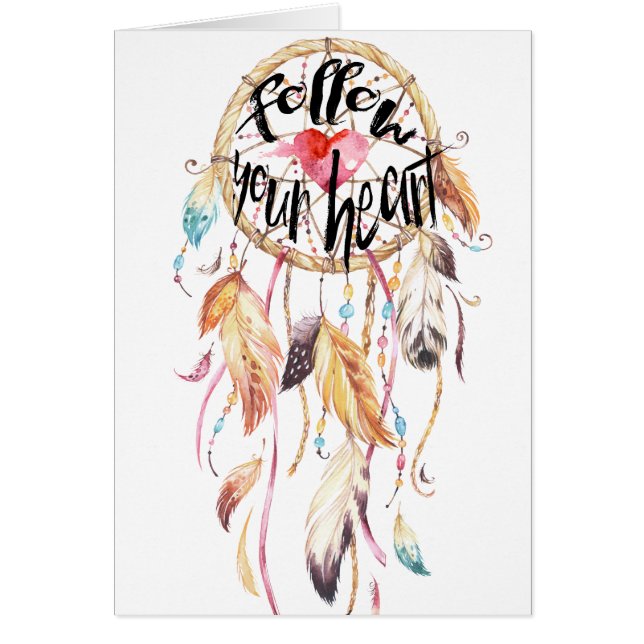 Cartão O coletor ideal segue seu coração (Frente)