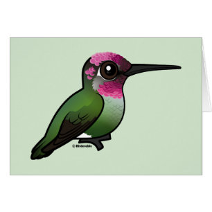 Cartão O colibri de Anna