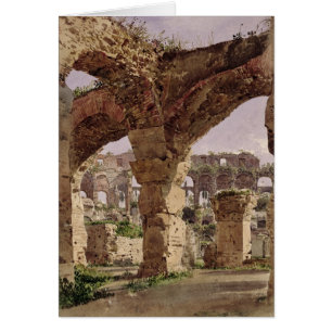 Cartão O Colosseum, Roma, 1835