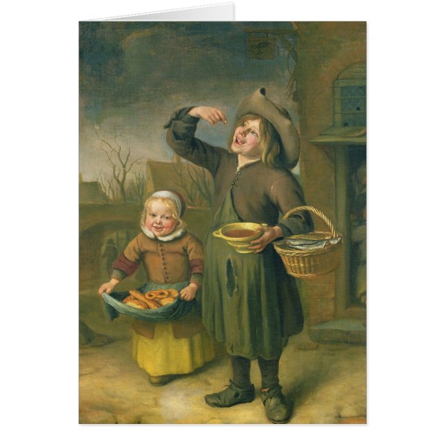 Cartão O comedor do xarope (Frente)