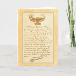 Cartão O Compromisso Florence Nightingale