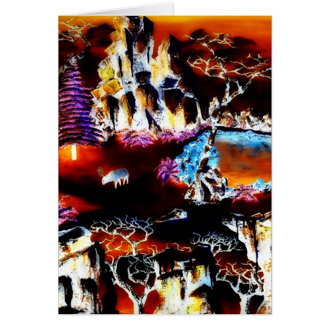 Cartão O congelador invertido (Frente)