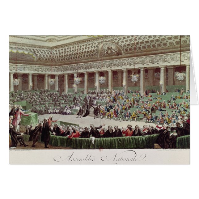 Cartão O conjunto nacional renuncia todos os privilégios (Frente Horizontal)