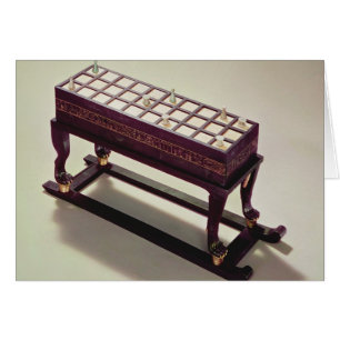 Cartão O conselho do jogo, do túmulo de Tutankhamun