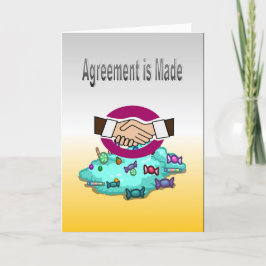 Cartão O contrato é feito